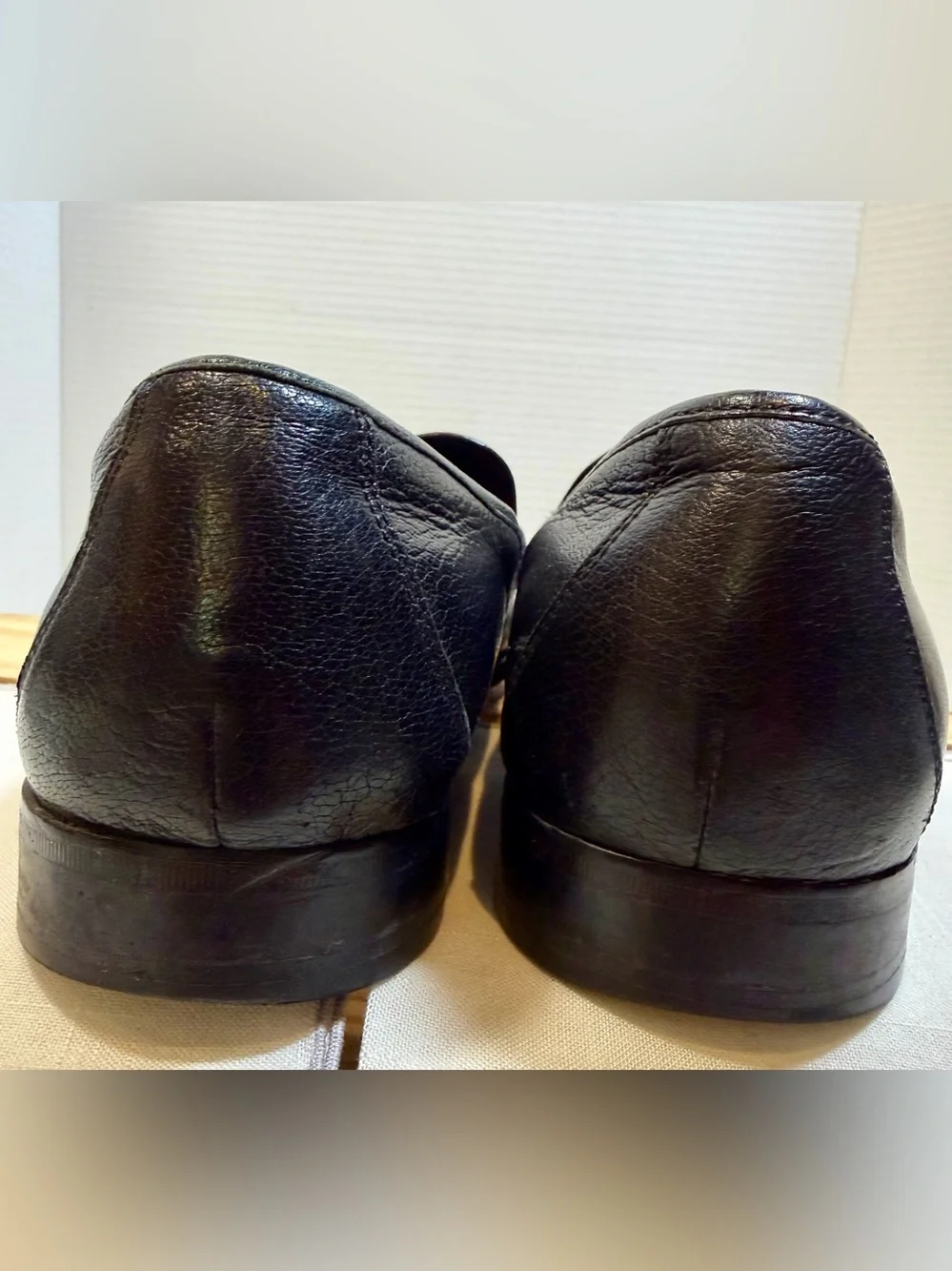 Cole Haan Air Black Leather Bit Loafers Mens 11M Classic Comfort Shoes